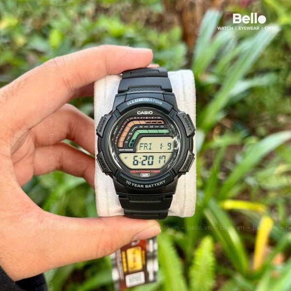  Casio WS-1800-1AV - Uy tín từ 2009, Tem vàng chống giả, Bảo hành 1 năm, Pin miễn phí trọn đời 