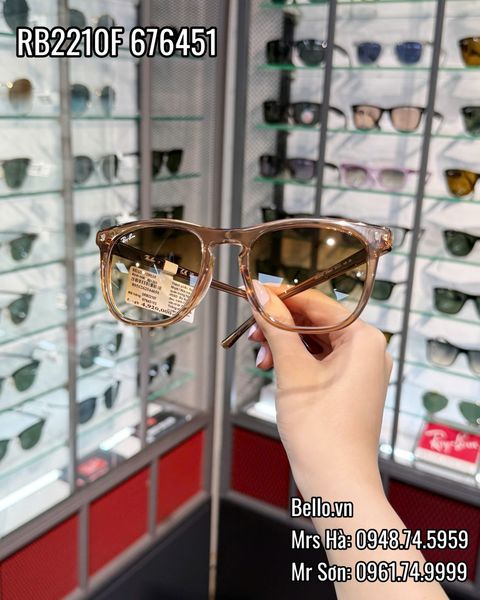  Kính Mát Ray-Ban RB2210F 676451 chính hãng GIÁ TỐT LIÊN HỆ 0948.74.5959 (Mrs.Hà) | RB2210F 6764/51 