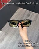  Tròng Kính Đổi Màu Essilor Transitions Gen S Nâu Trà Brown 