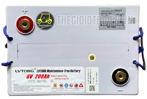 BÌNH ẮC QUY LVTONG 6V -200Ah