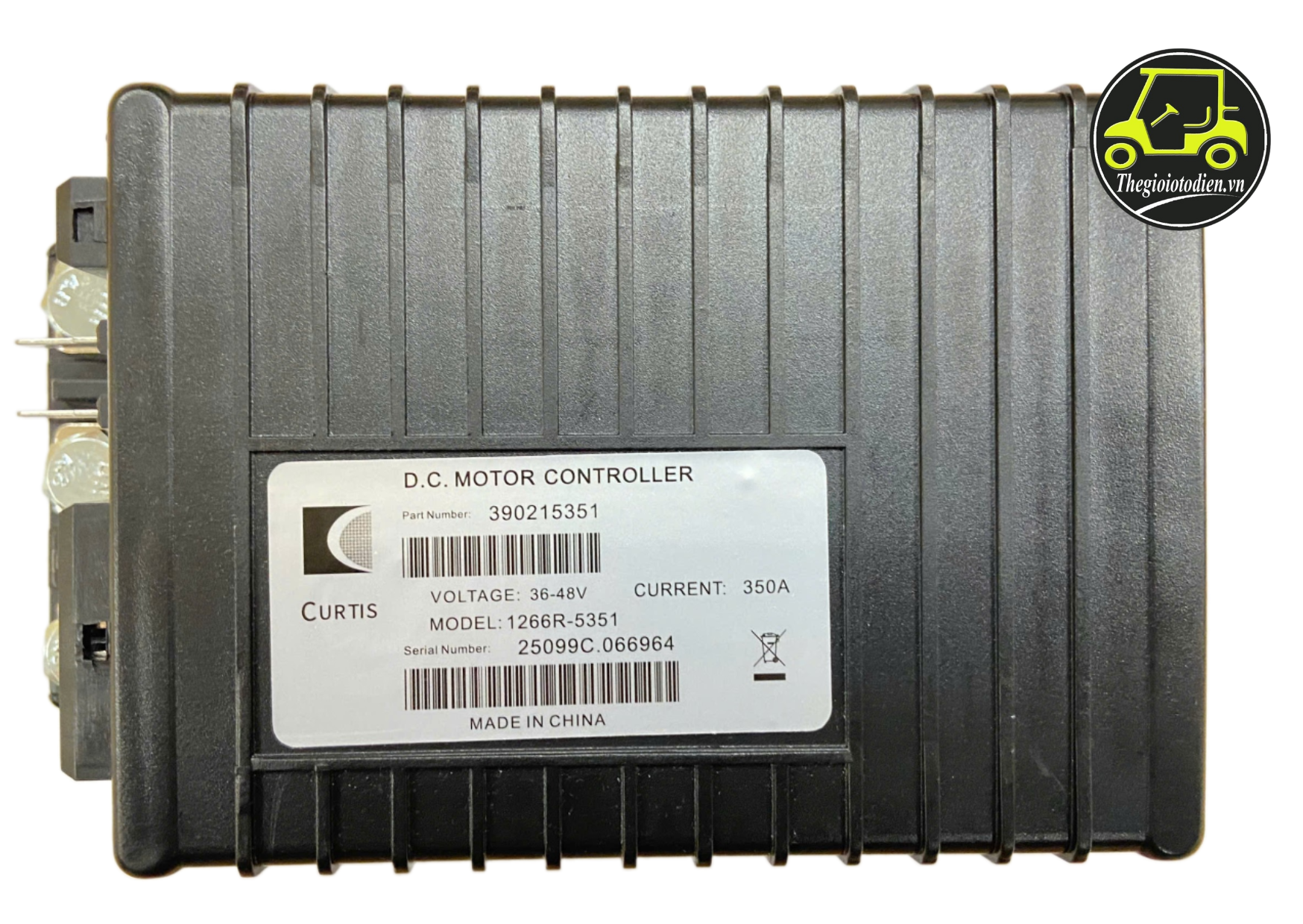 Hộp điều khiển xe điện curtis 1266R-5351 48V 350A