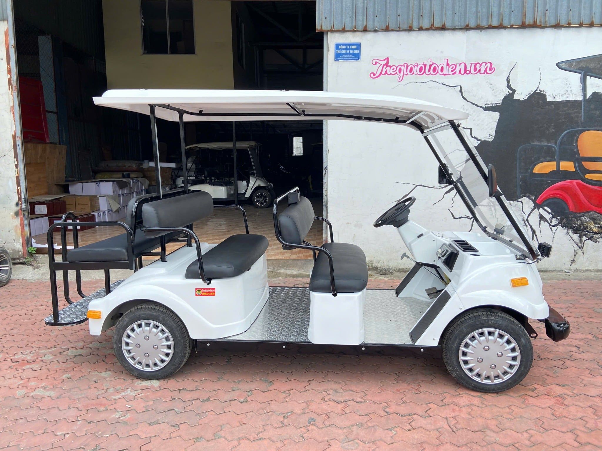 Xe điện sân golf 6 chỗ cũ
