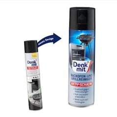 DENKMIT Backofen und Grillreiniger - Xịt bọt tẩy rửa lò nướng, khay nướng, đánh bay dầu mỡ và vết cháy, 500ml