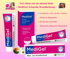 MediGel - Gel điều trị các vết thương cấp tính và bỏng - Schnelle Wundheilung 20gr