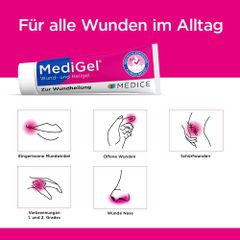 MediGel - Gel điều trị các vết thương cấp tính và bỏng - Schnelle Wundheilung 20gr