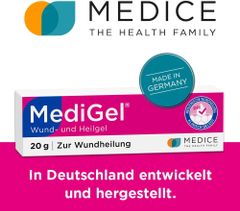 MediGel - Gel điều trị các vết thương cấp tính và bỏng - Schnelle Wundheilung 20gr