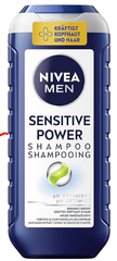 NIVEA MEN Sensitive Power Shampoo - Dầu gội Nivea Men dành cho da nhạy cảm, dễ kích ứng, chai 250ml