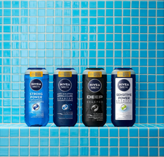 NIVEA MEN Sensitive Power Shampoo - Dầu gội Nivea Men dành cho da nhạy cảm, dễ kích ứng, chai 250ml