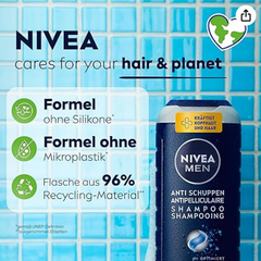 NIVEA MEN Anti-Schuppen Shampoo - Dầu gội Nivea Men trị Gàu, chai 250ml