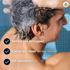 NIVEA MEN Anti-Schuppen Shampoo - Dầu gội Nivea Men trị Gàu, chai 250ml