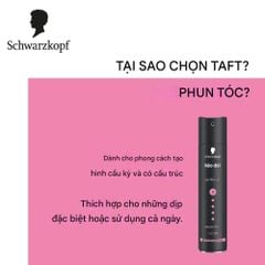 TAFT HAARLACK Power Cashmere - Xịt giữ nếp tóc mềm mại, phù hợp với tóc hư khô, lọ 250ml
