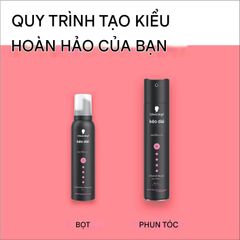 TAFT HAARLACK Power Cashmere - Xịt giữ nếp tóc mềm mại, phù hợp với tóc hư khô, lọ 250ml
