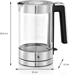 Ấm đun nước thủy tinh WMF Lono, 1,7 lít