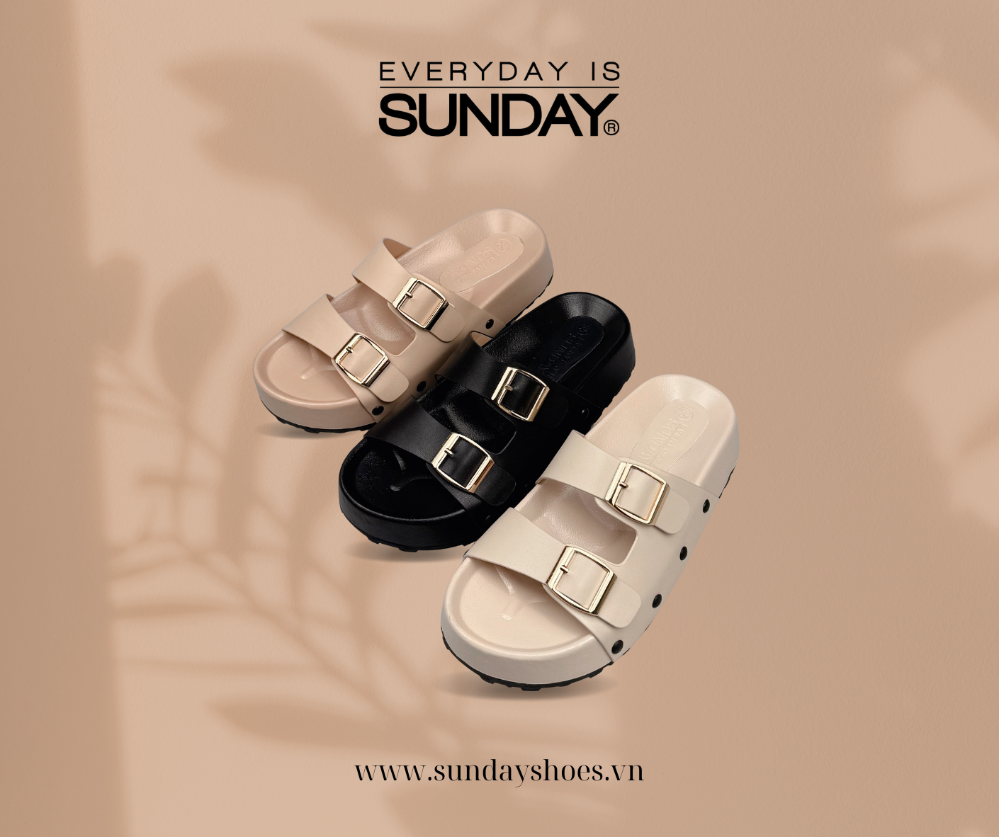 Dép 2 quai phối khóa SUNDAY DD190