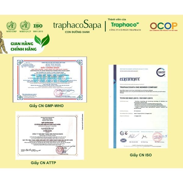  [COMBO 2] Viên Nang Đông Trùng Hạ Thảo Sapa - TraphacoSapa hộp 28 viên 