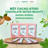  Bột Cacao Chocolate Detox Không Đường TRAPHACOSAPA OCOP 4 SAO Thanh Lọc Cơ Thể Hộp 12 Gói 