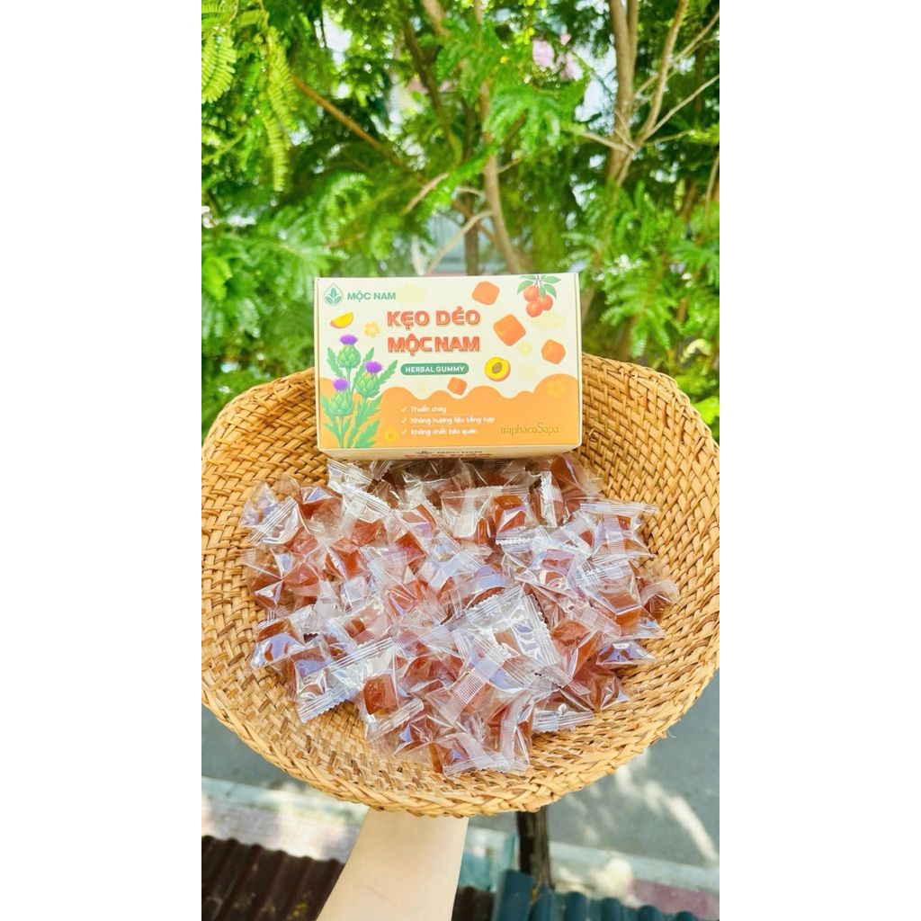  Kẹo Dẻo Actiso Mộc Nam, Thuần Chay, Không Gelatin, Hương Vị Thơm Ngon, Hỗ Trợ Tiêu Hóa 