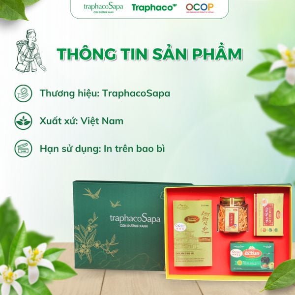  Set Quà Đặc Biệt 1 TRAPHACOSAPA Sang Trọng Biếu Tặng Bổ Dưỡng 