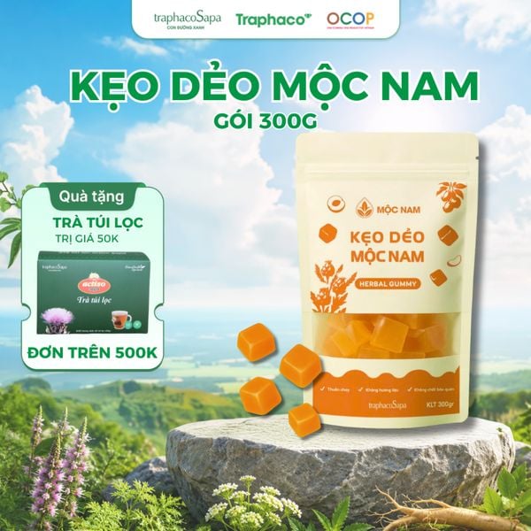  Kẹo Dẻo Actiso Mộc Nam, Thuần Chay, Không Gelatin, Hương Vị Thơm Ngon, Hỗ Trợ Tiêu Hóa 