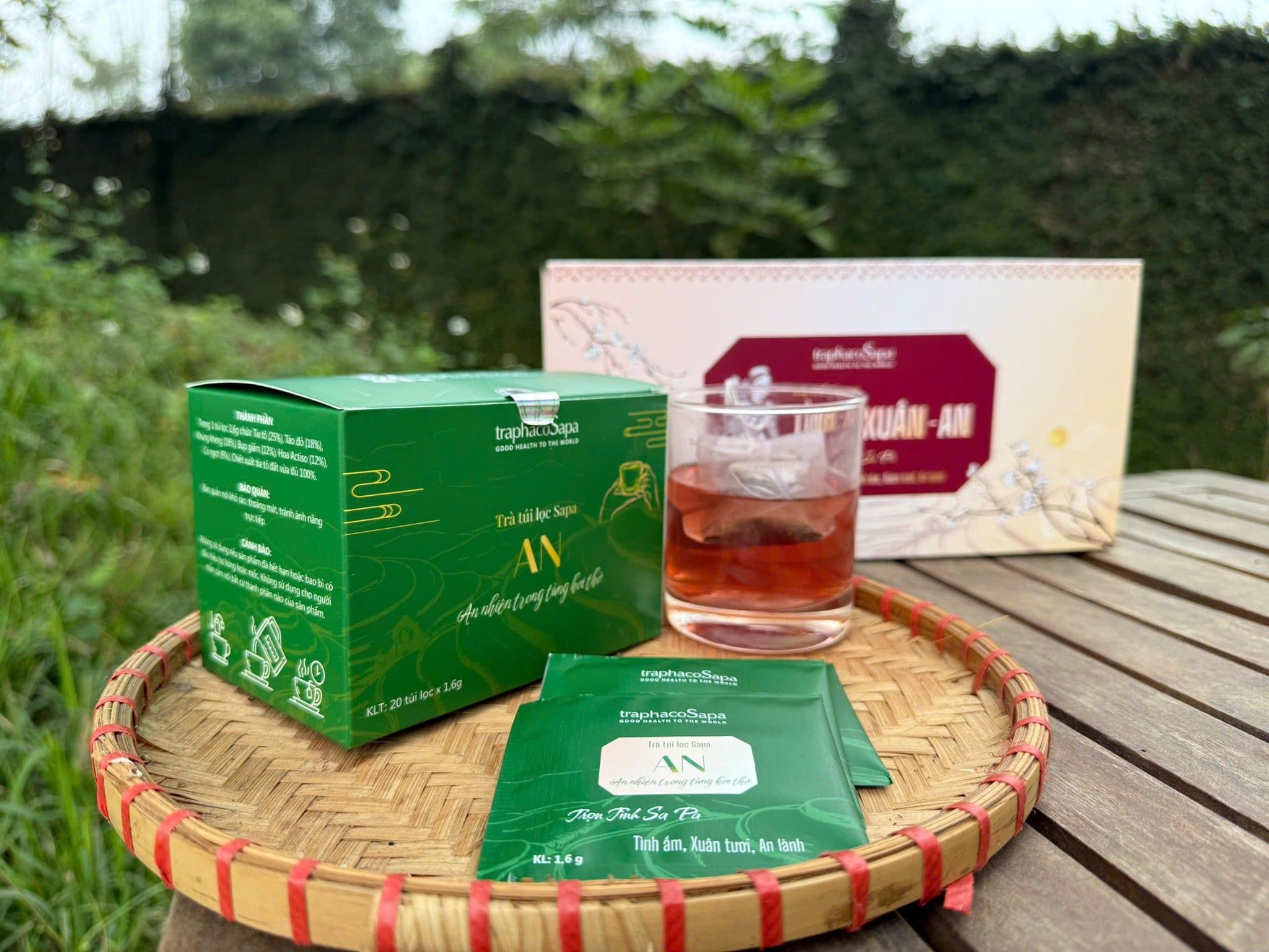  Set Trà TÌNH XUÂN AN bộ trà túi lọc Sapa Tinh hoa thảo mộc Sapa – Nhấp một ngụm, chạm bình yên 