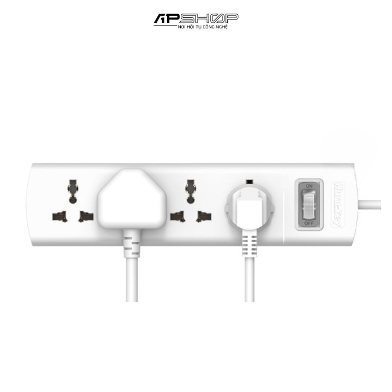 Ổ cắm điện Huntkey SZM401 | 1.5M | 4 lỗ cắm