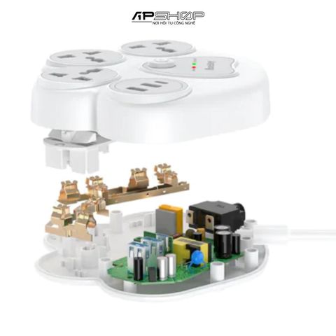 Ổ cắm điện Huntkey SZN307C | 6 in 1 | 1.5M