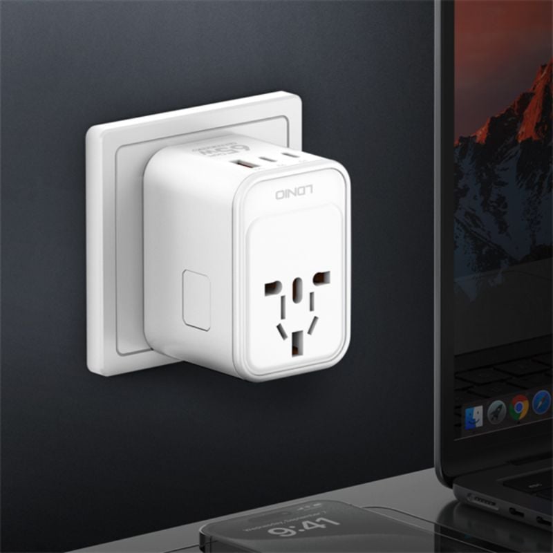 adapter-du-lich-ldnio-z6-65w-gan-3-cong-usb-kem-sac-nhanh-pd