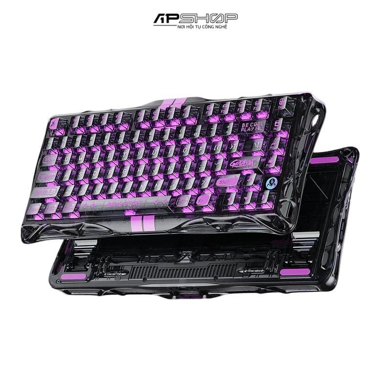 Bàn phím Gravastar Mercury V75 Lite - Transparent Black
