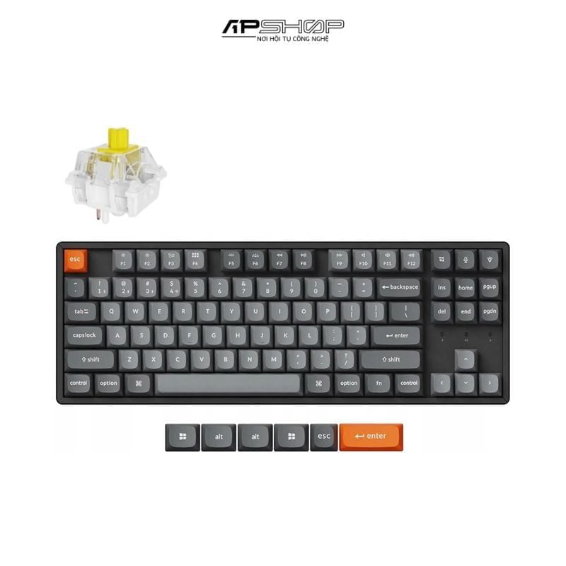 Bàn phím Keychron K8M J Black
