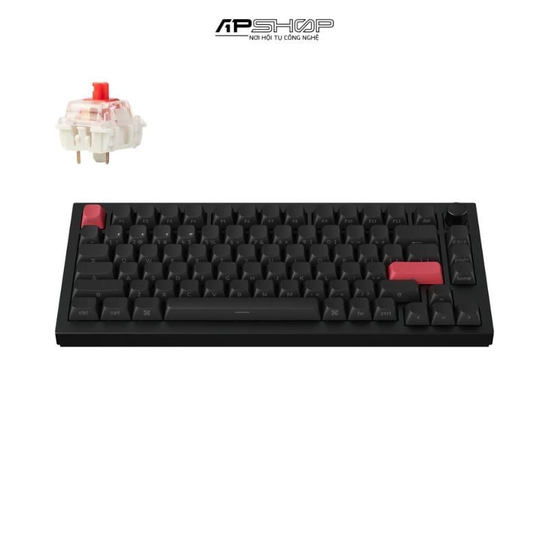 Bàn phím Keychron Q1M M Carbon Black RGB Knob Hotswap
