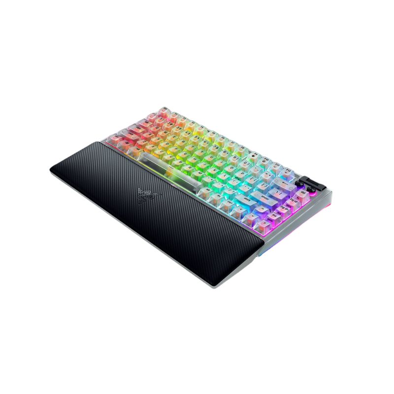 Bàn Phím Cơ Razer BlackWidow V4 75% Phantom White (Wired, HotSwap, 8KHz)