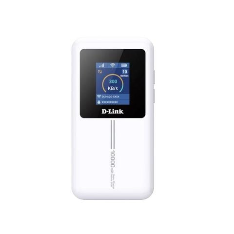 Bộ Phát Wifi 6 4G D-Link (Pin 10.000mAh, Kiêm Sạc Dự Phòng, LCD)