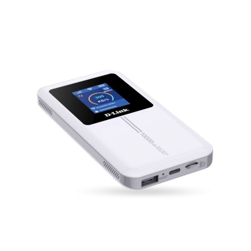Bộ Phát Wifi 6 4G D-Link (Pin 10.000mAh, Kiêm Sạc Dự Phòng, LCD)