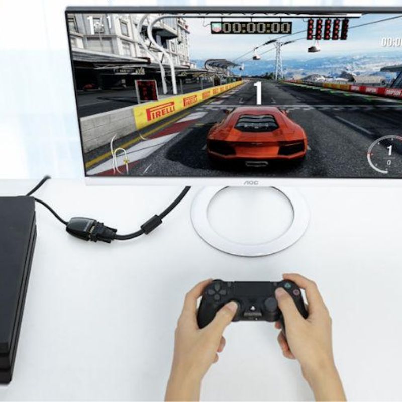 cap-chuyen-hdmi-sang-vga-ugreen-ho-tro-audio-3-5mm-mm102