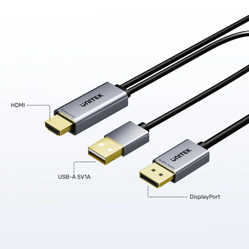 cap-chuyen-hdmi-to-displayport-unitek-4k60hz-1-8m