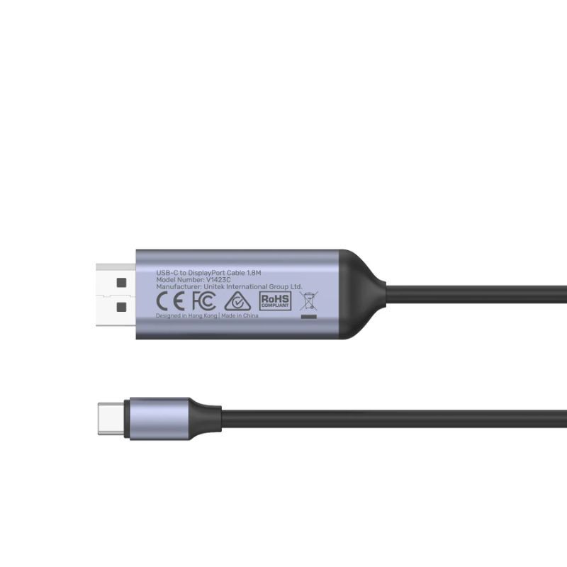 cap-chuyen-usb-c-to-displayport-1-4-unitek-8k60hz-32-4gbps-1-8m