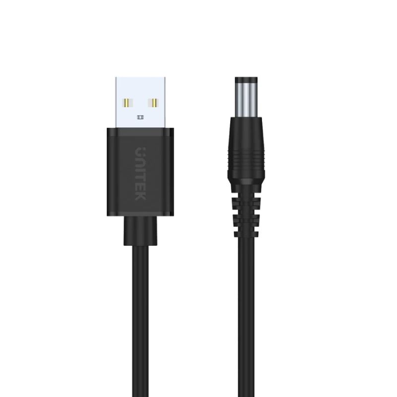 Cáp Nguồn UNITEK USB A sang DC 5.5mm (Dây Cấp Điện 5V)