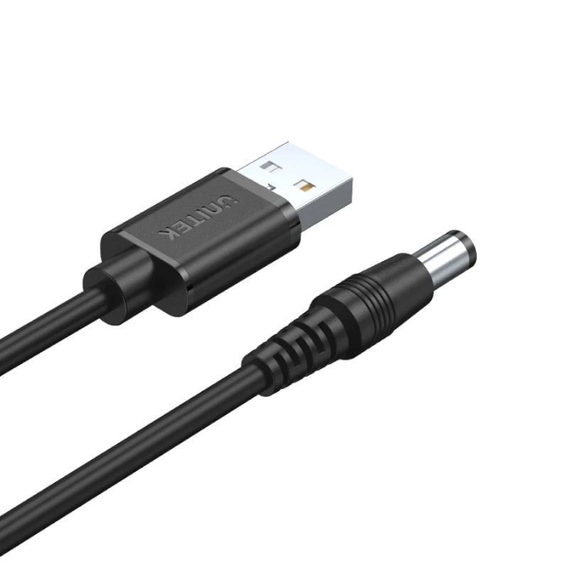 Cáp Nguồn UNITEK USB A sang DC 5.5mm (Dây Cấp Điện 5V)
