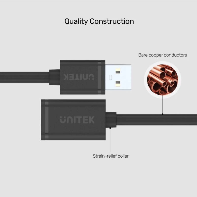 cap-noi-dai-usb-a-2-0-unitek-y-c4-480mbps