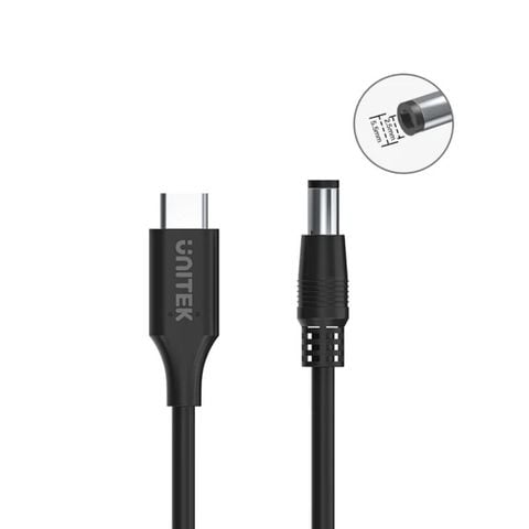 cap-sac-unitek-usb-c-65w-sang-dc-5-5x2-5mm-cho-laptop-toshiba-asus
