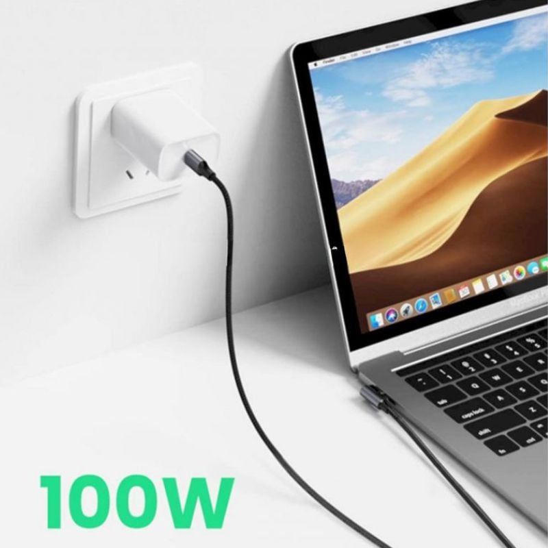 cap-sac-usb-c-sang-usb-c-100w-ugreen-20583-dau-vuong-goc
