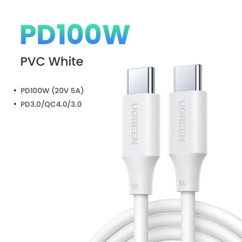 cap-sac-usb-c-sang-usb-c-100w-ugreen-us300-white