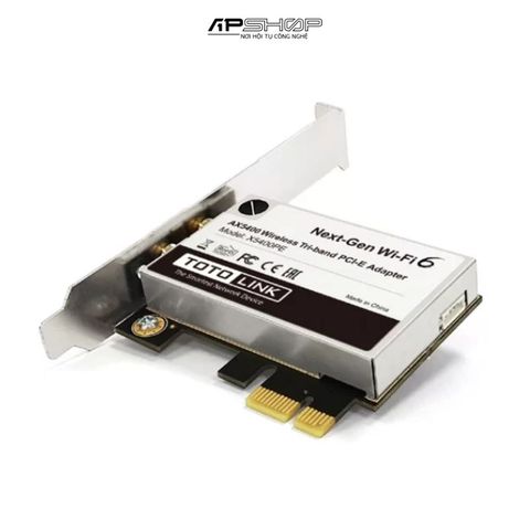 Card mạng Wifi 6E ToToLink AX5400 X5400PE