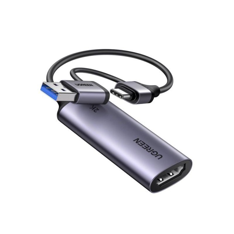 Card ghi hình HDMI to USB CA Ugreen 15389 (2K@30Hz)