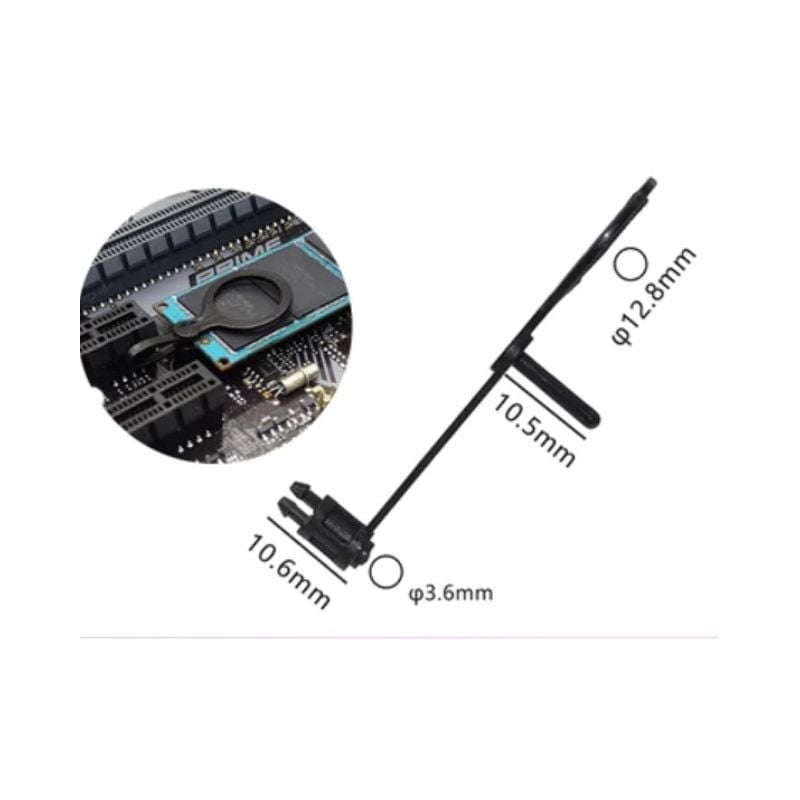 Chốt Cố Định SSD M.2 NVMe Cao Su | Dành Cho Mainboard Không Dùng Ốc