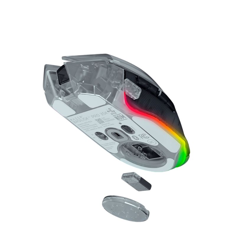 Chuột Razer Basilisk V3 Pro 35K Phantom White (Wireless)