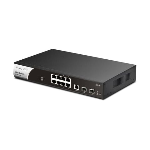 Smart Switch 8 Cổng Gigabit + 2 Cổng Quang SFP DrayTek VigorSwitch G2100