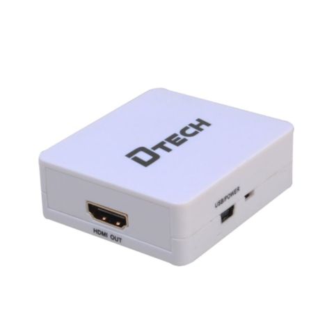 Hộp Chuyển Đổi VGA Sang HDMI Tích Hợp Audio DTECH DT-6527