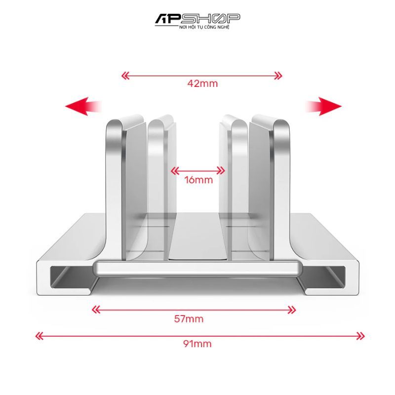 Giá đỡ máy tính xách tay có thể điều chỉnh UNITEK OT172GY