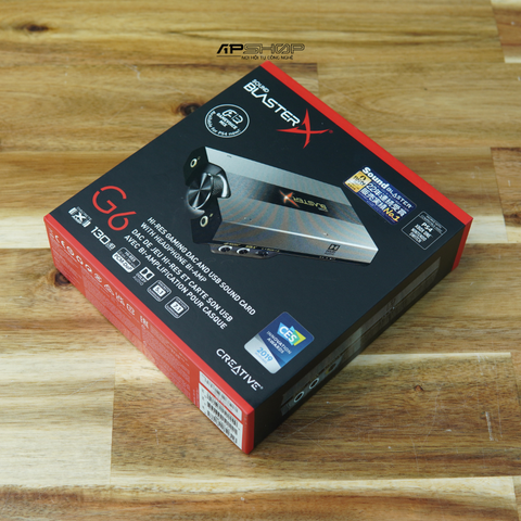 Creative Sound BlasterX G6 7.1 HD Gaming DAC and External USB